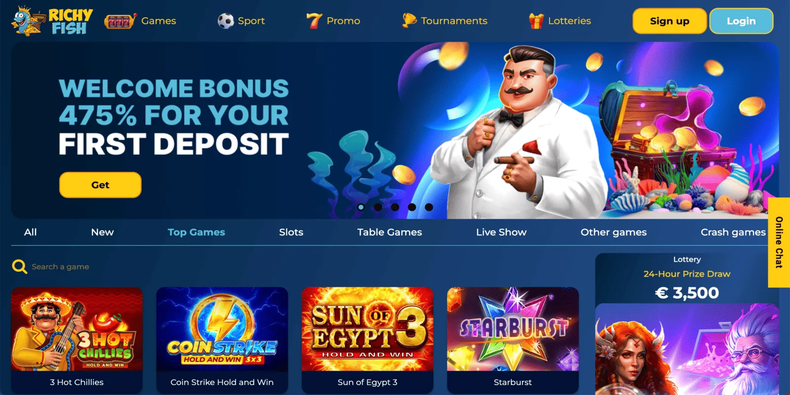 Richy Fish Casino - Best Online Casino